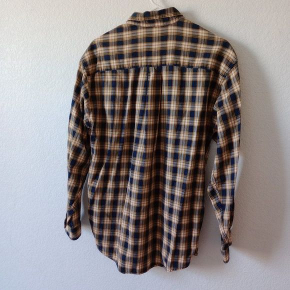 Structure Men's Casual Check Plaid Print Long Sleeve Button Down Shirt Small - Picture 3 of 7